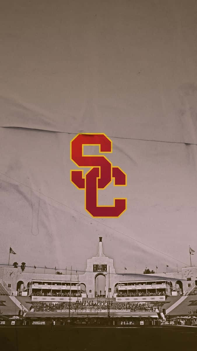 Det legendariske USC Trojans Logo. Wallpaper