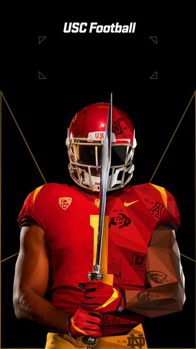 "Gameday at the Coliseum: Cheering on the USC Trojans!" Wallpaper