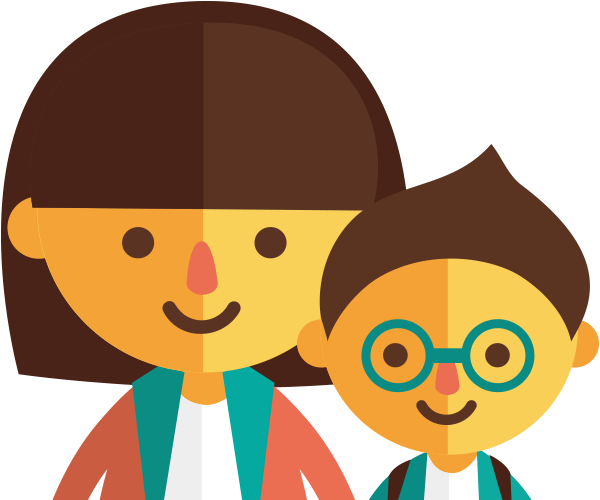 User Avatar Cartoon Motherand Child PNG