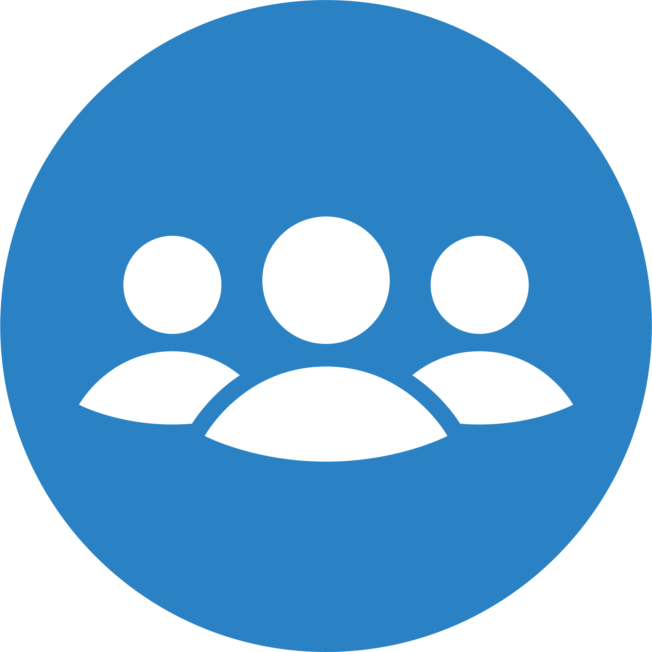 User Icon Blue Circle PNG