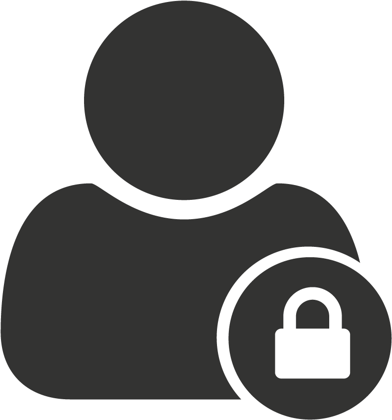 User Icon Locked Profile PNG