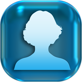 User Profile Icon Blue PNG