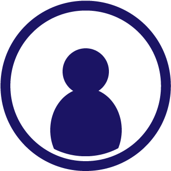 User Profile Icon Blue PNG