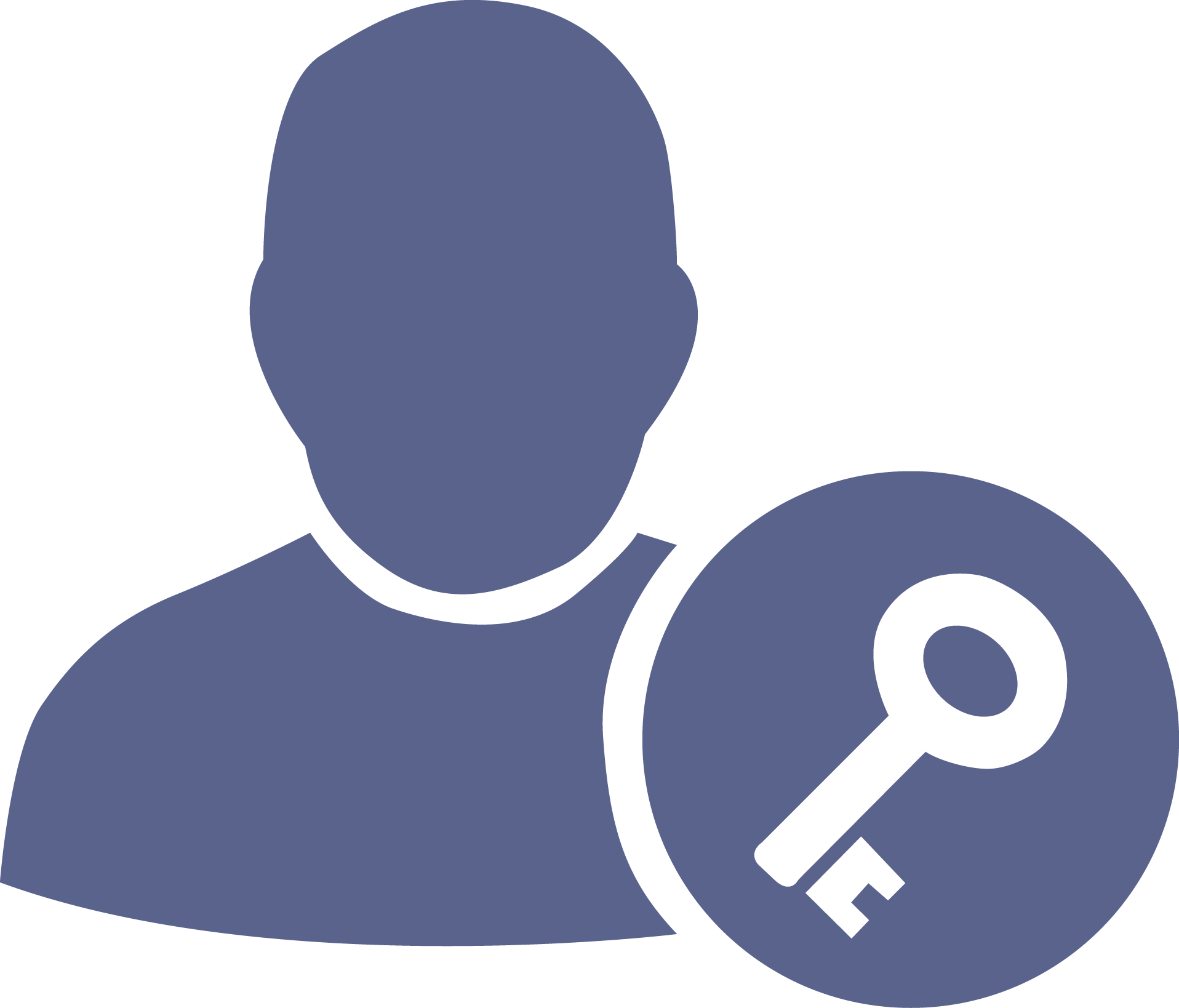 User Profile Key Icon PNG