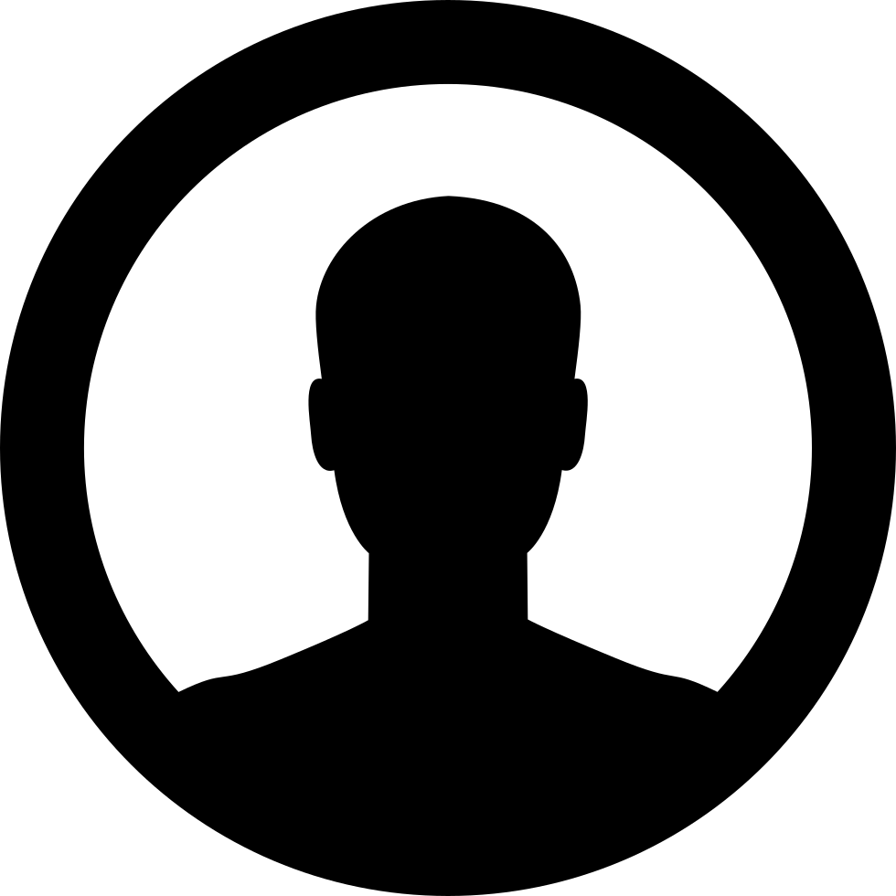 User Profile Silhouette Icon PNG