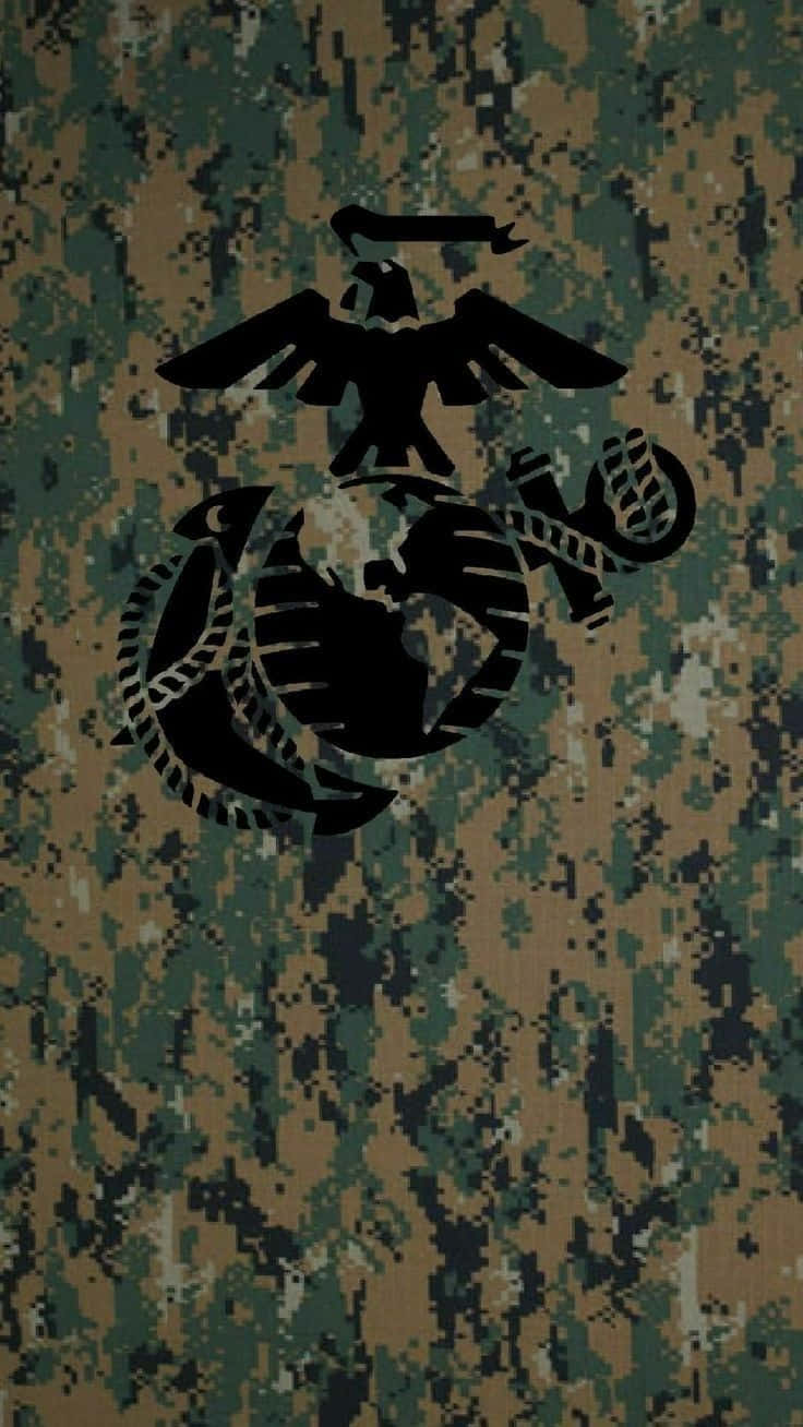 Rindiendohomenaje A Nuestras Fuerzas Militares - Cuerpo De Marines Fondo de pantalla