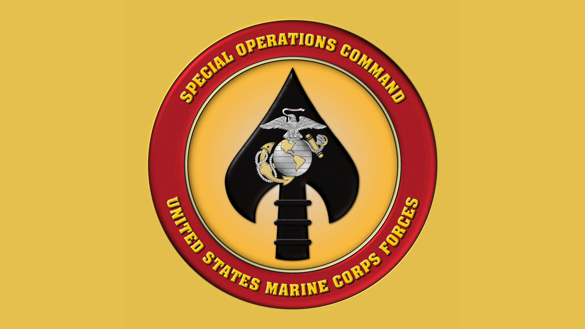 Illogo Del Comando Operazioni Speciali Dei Marines Degli Stati Uniti (usmc) Sfondo