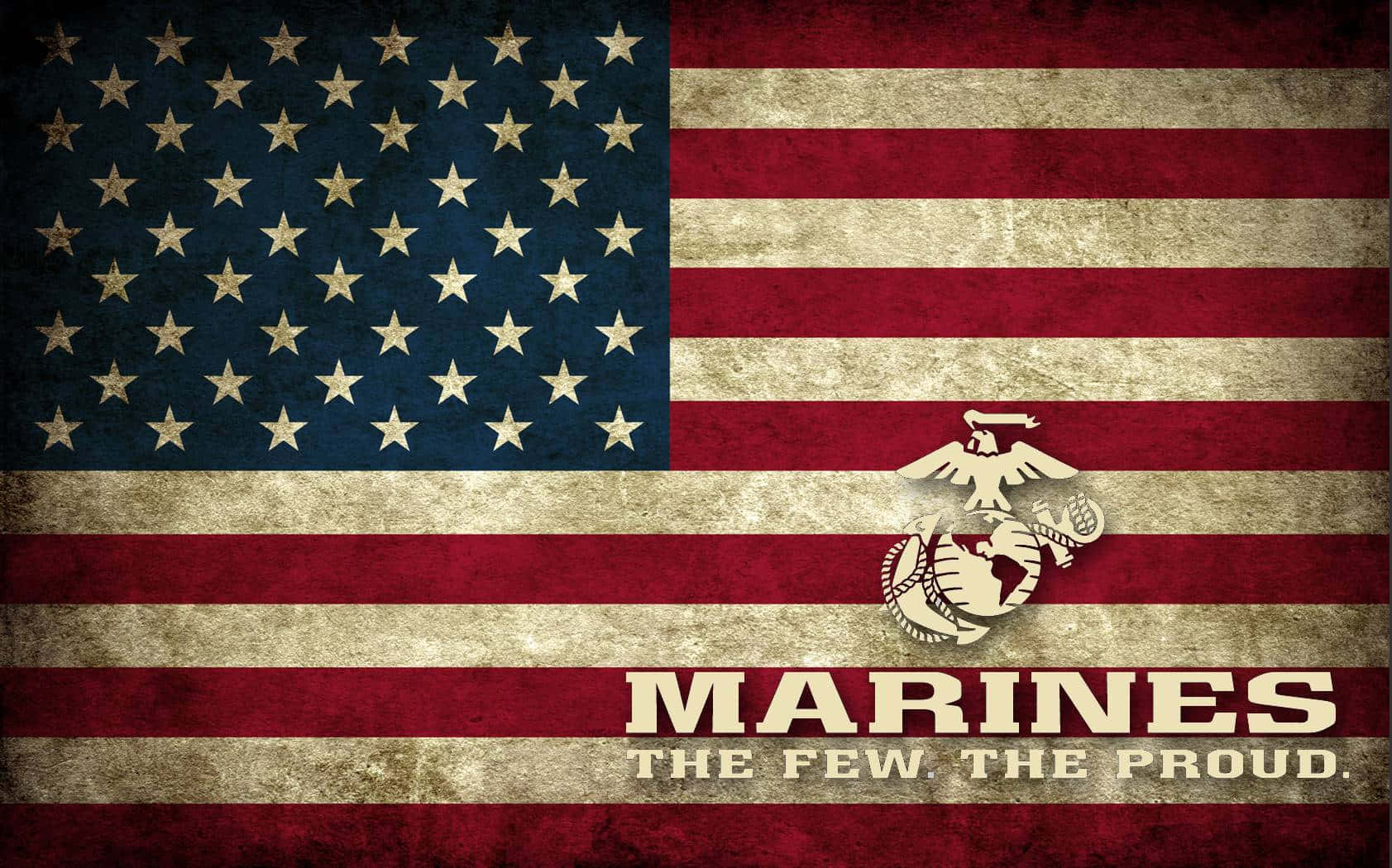 Proudly representing the United States Marine Corps Wallpaper