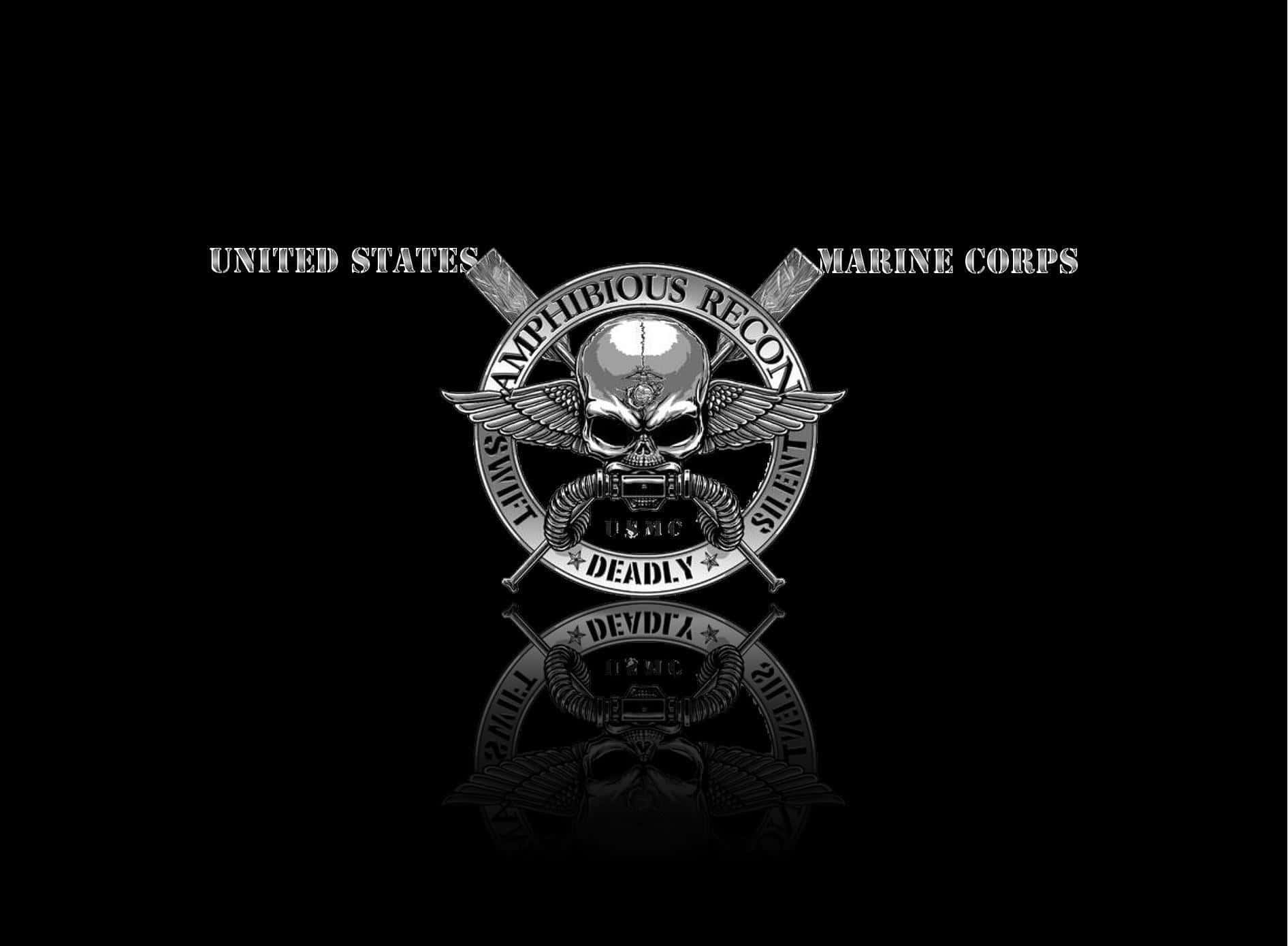 Semper Fi! Stolte medlemmer af De Forenede Staters Marinekorps. Wallpaper