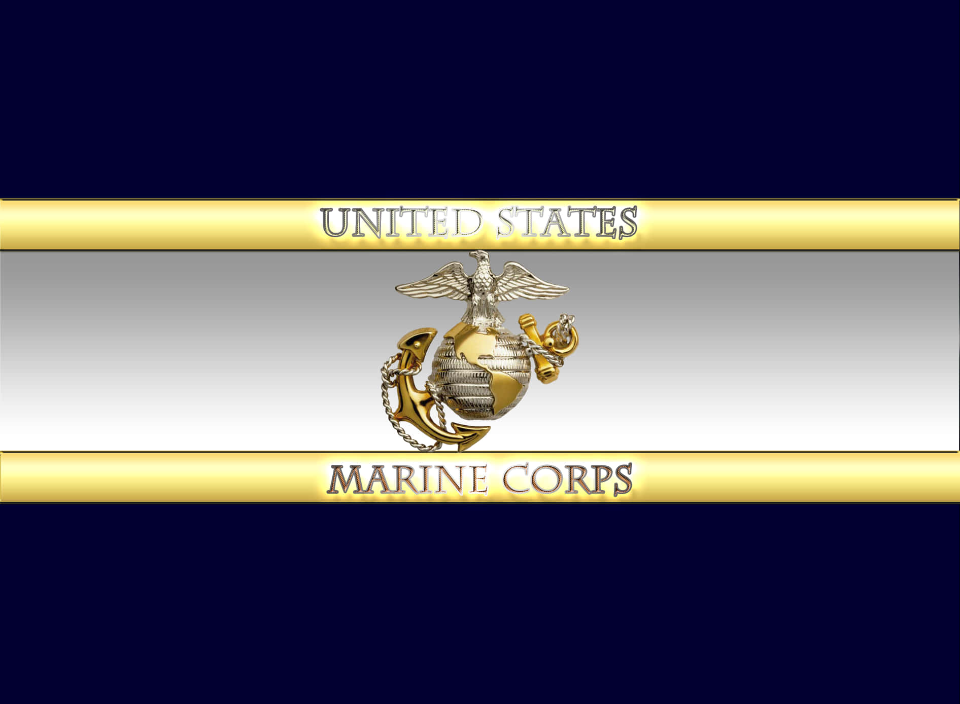 Sirviendocon Orgullo Al Cuerpo De Marines De Los Estados Unidos Fondo de pantalla