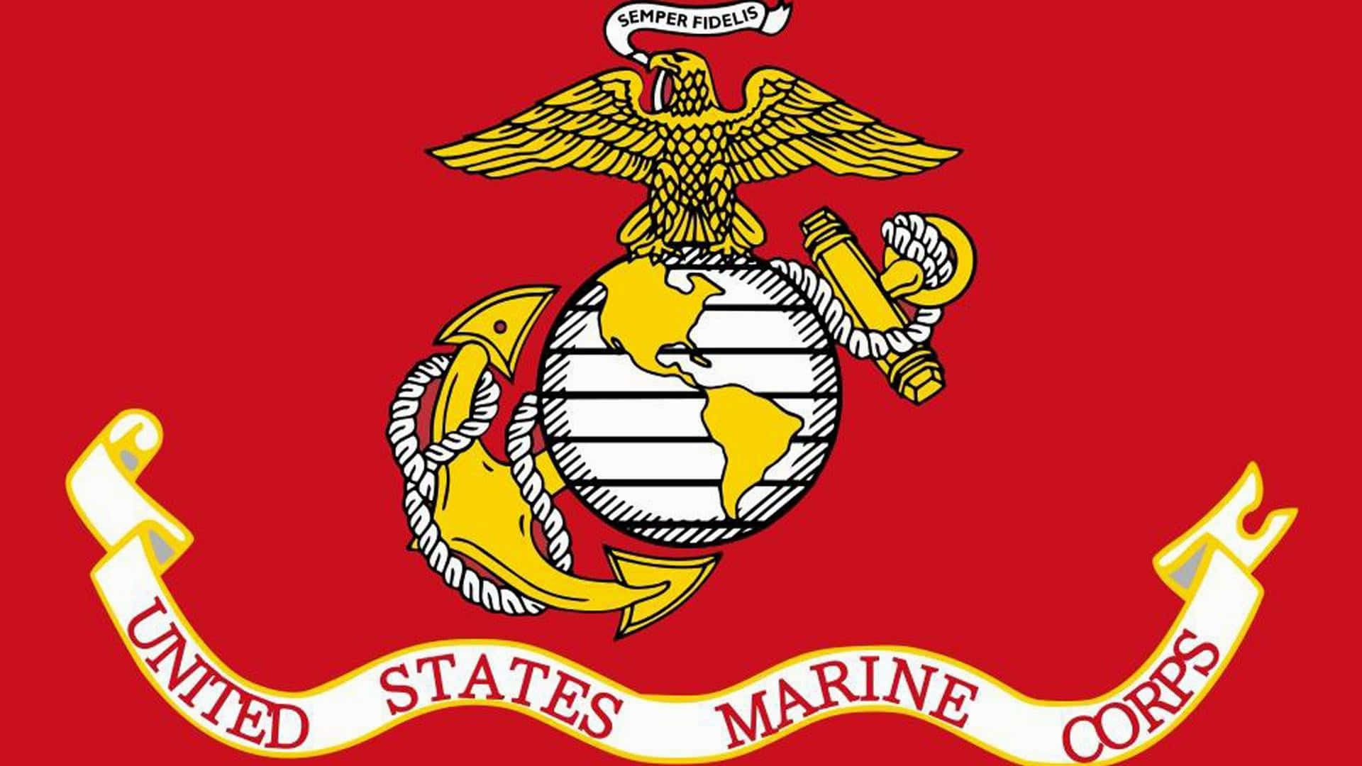 Logotipodel Cuerpo De Marines De Los Estados Unidos Fondo de pantalla