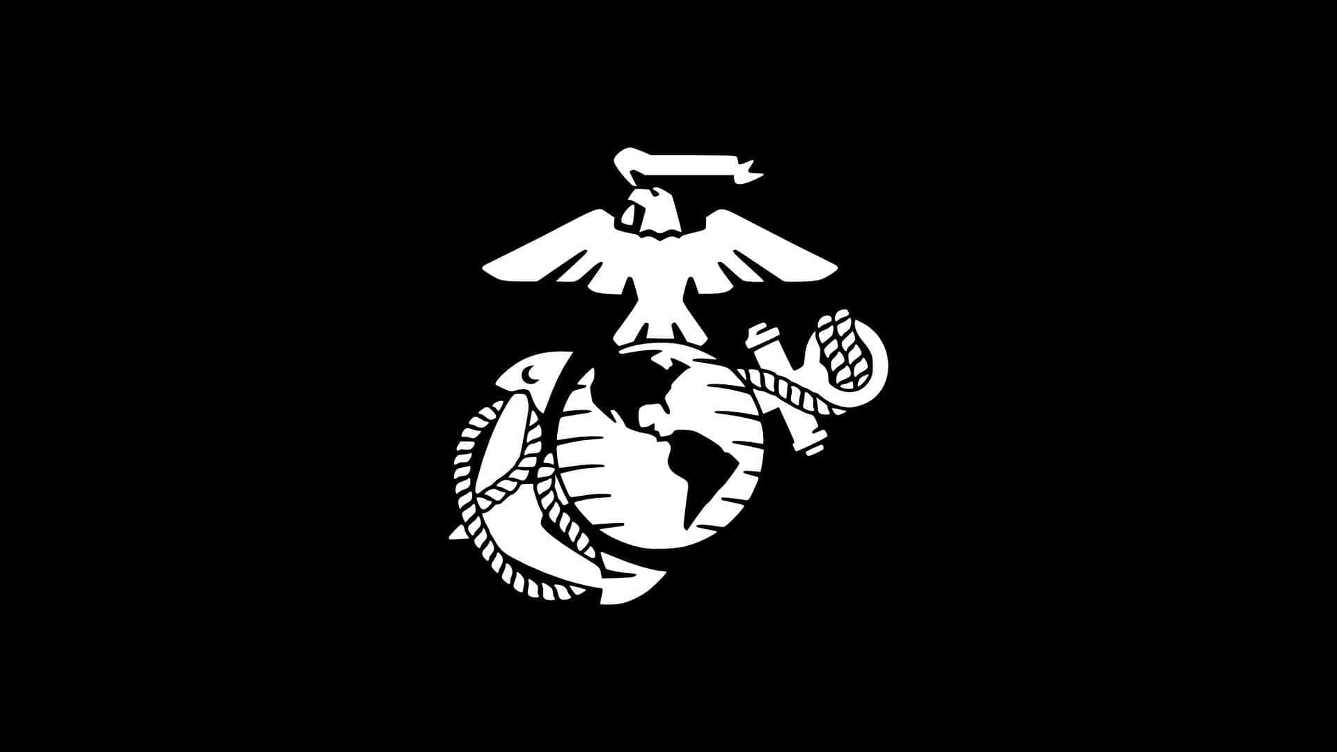 Officielllogotyp För United States Marine Corps. Wallpaper