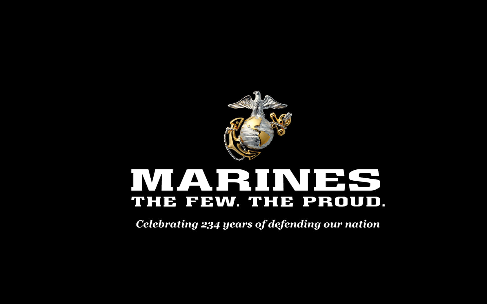 Et emblem for US Marine Corps. Wallpaper