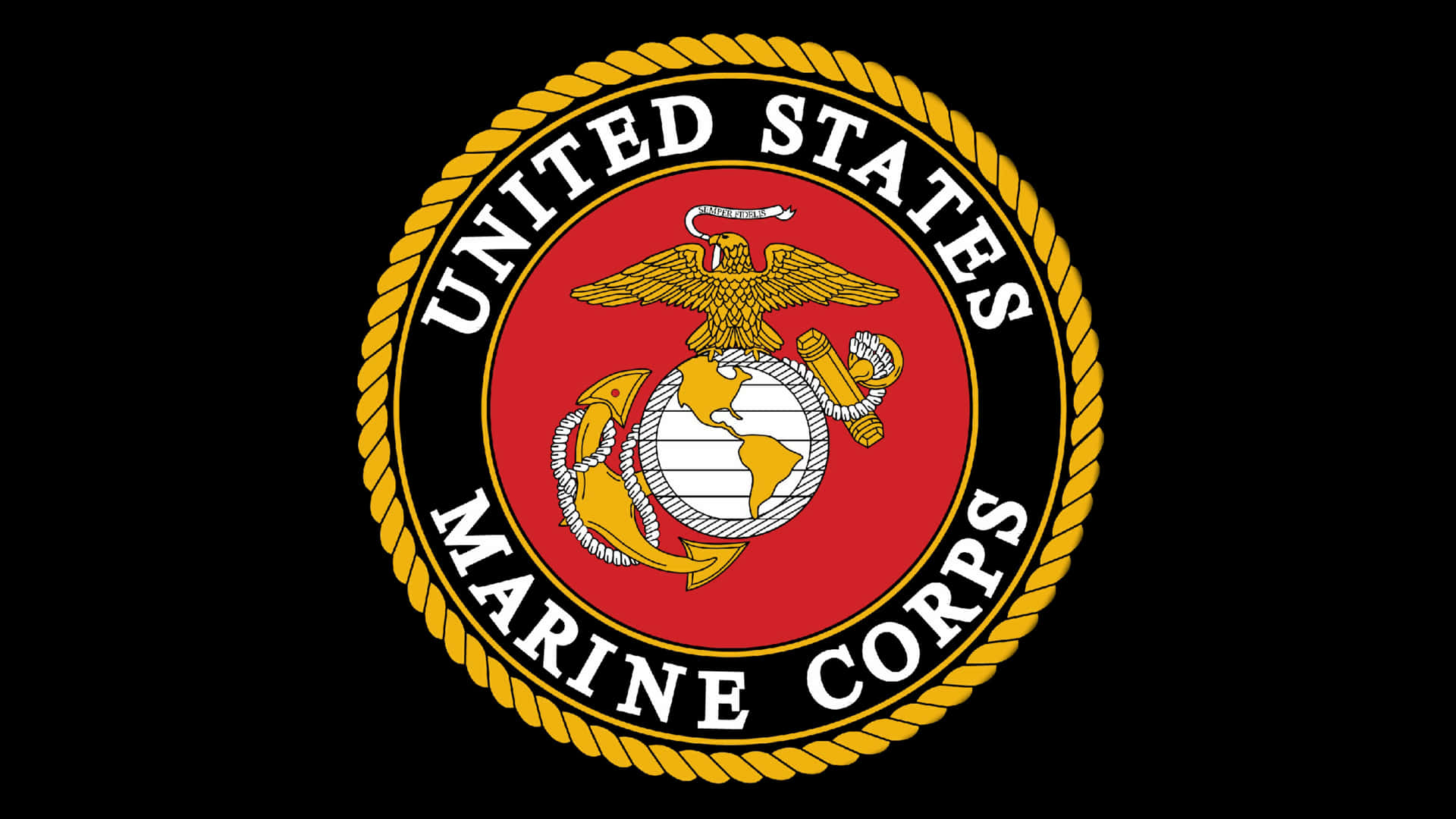 Denamerikanska Marinkårens Logotyp Wallpaper
