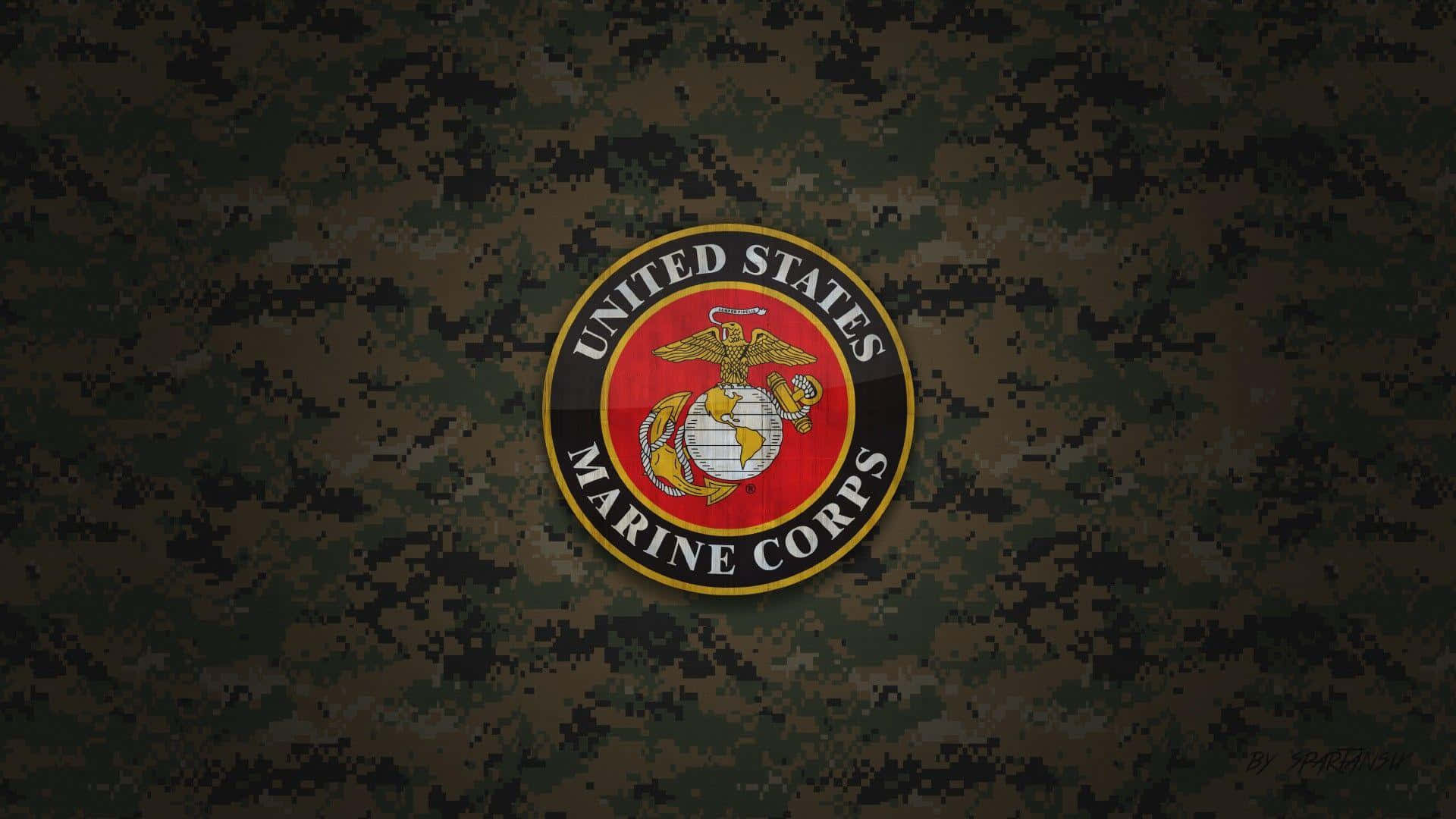 Logotipodel Cuerpo De Marines De Los Estados Unidos (usmc) Fondo de pantalla