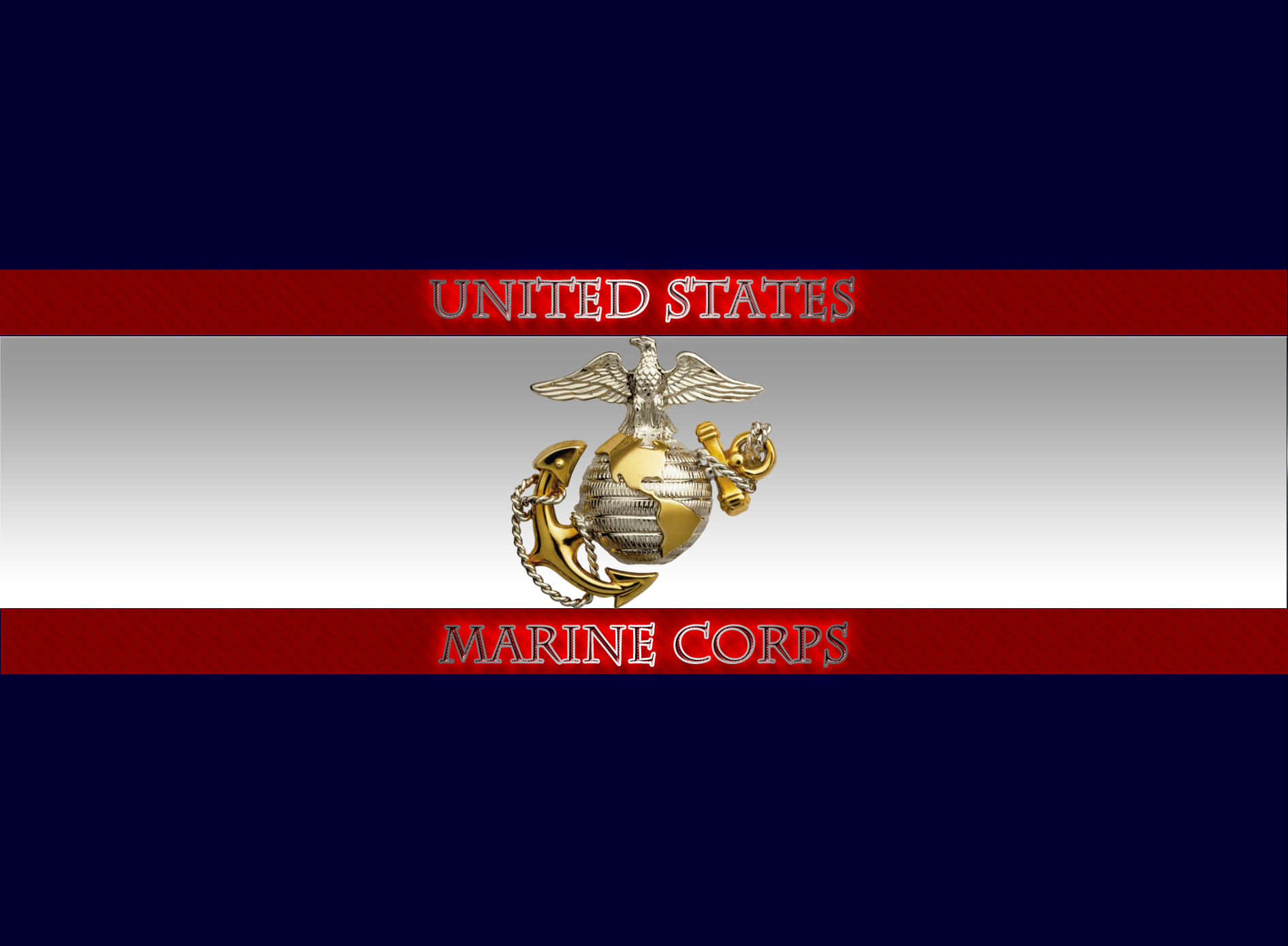 Ære de modige forsvarere af vores nation, der tjenere i United States Marine Corps. Wallpaper