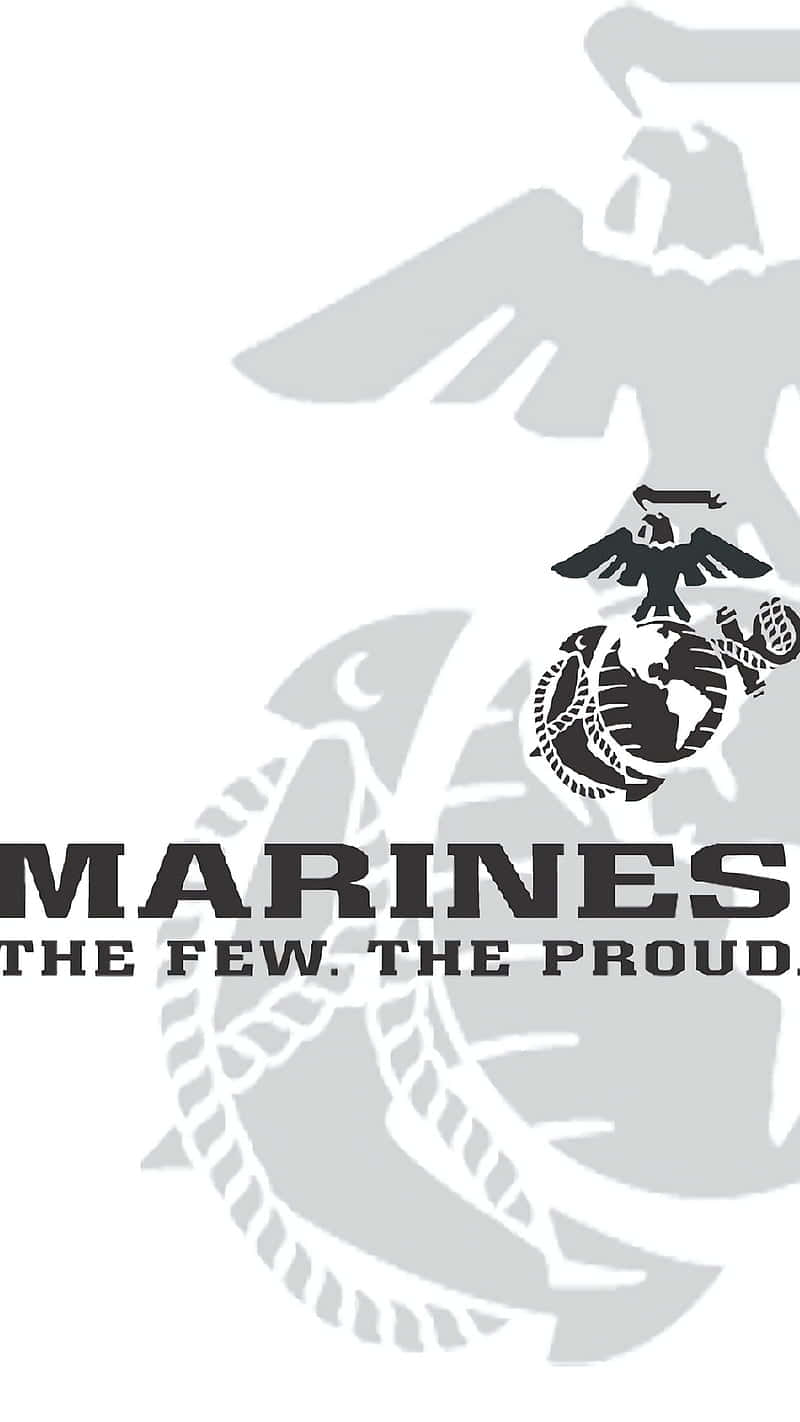 Dieu.s. Marines Dienen Mit Ehre Und Mut. Wallpaper