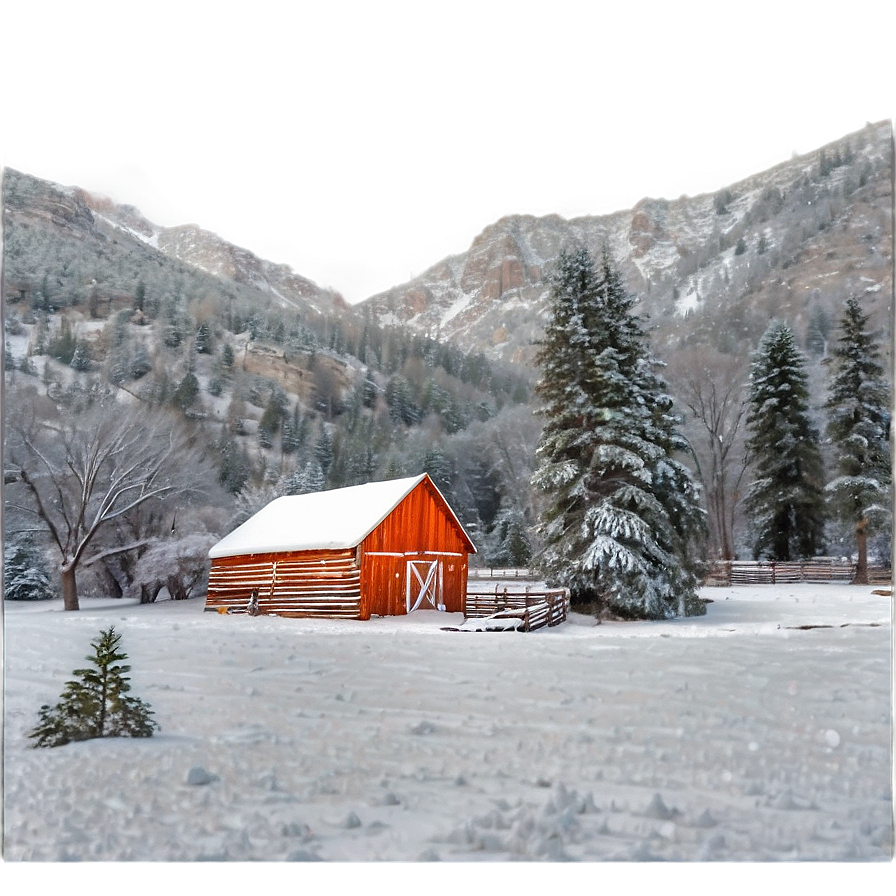 Utah Winter Wonderland Png Twr54 PNG