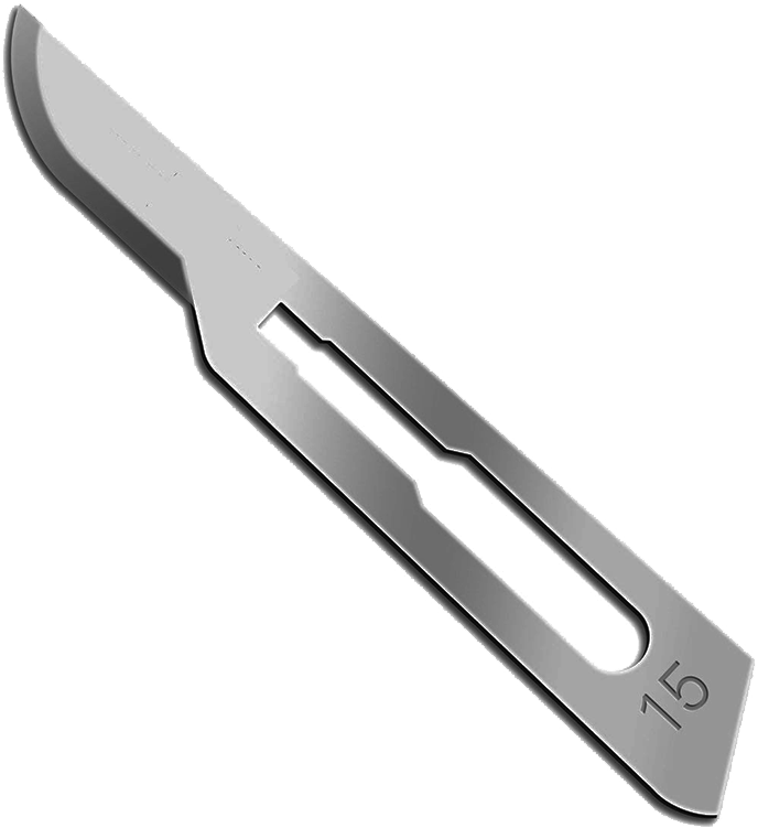 Utility Blade Single Edge Number15 PNG