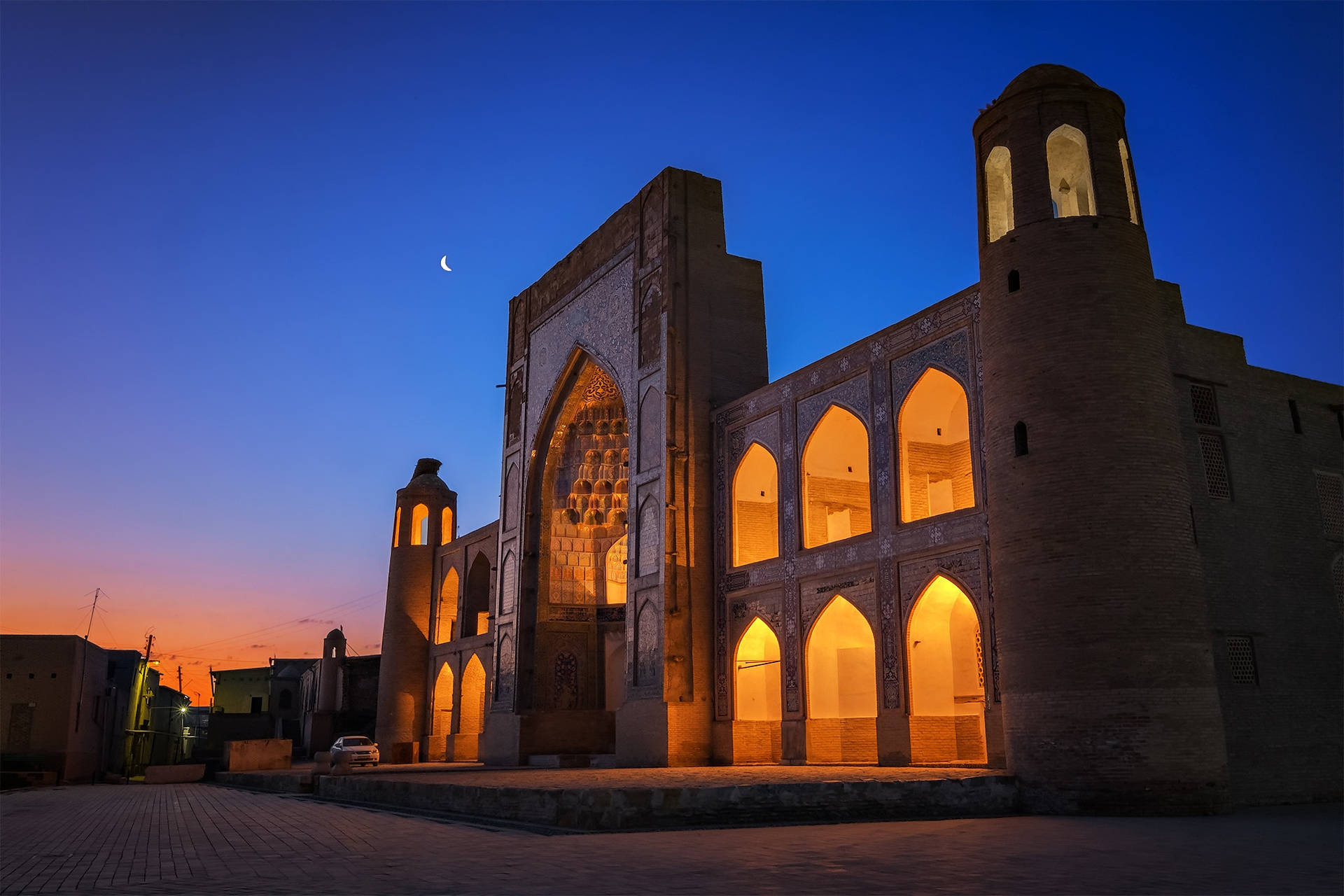 Uzbekistan Abdulaziz Khan Madrasa Sfondo