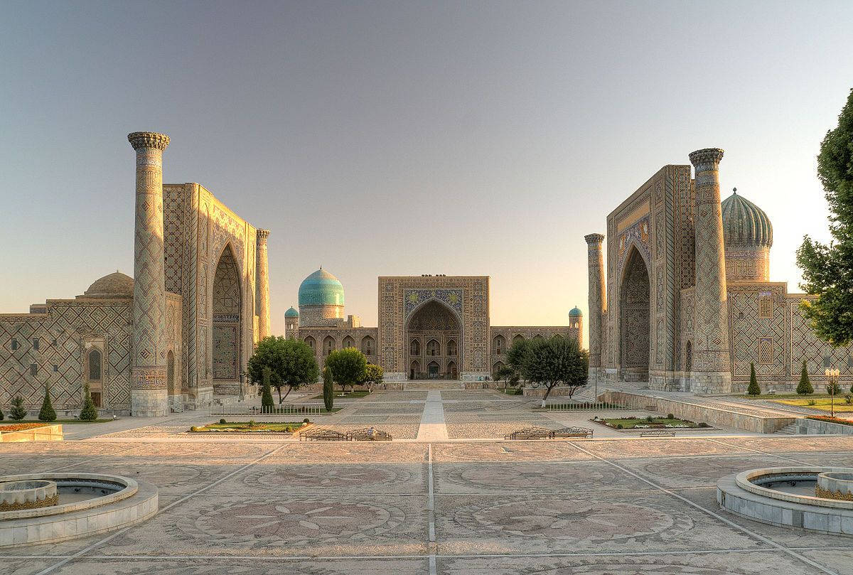 Uzbekistan Moschea Bibi-khanym Sfondo