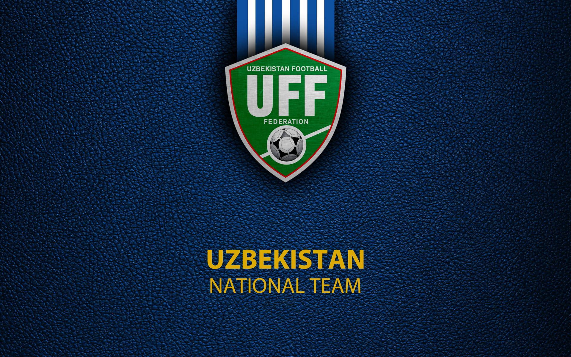 Logoder Usbekischen Nationalmannschaft. Wallpaper