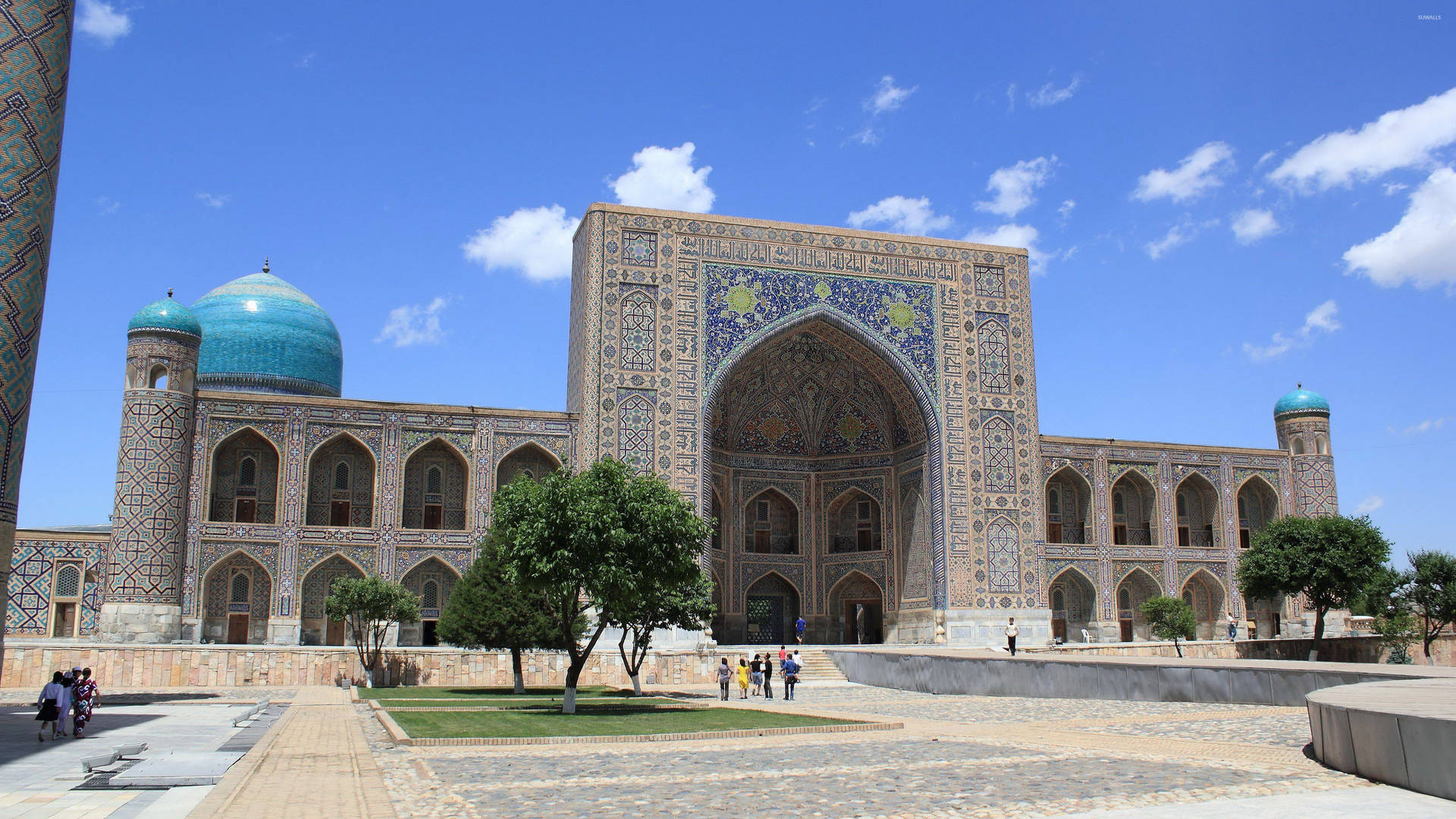 Uzbekistántilla Kori Madrassah Fondo de pantalla