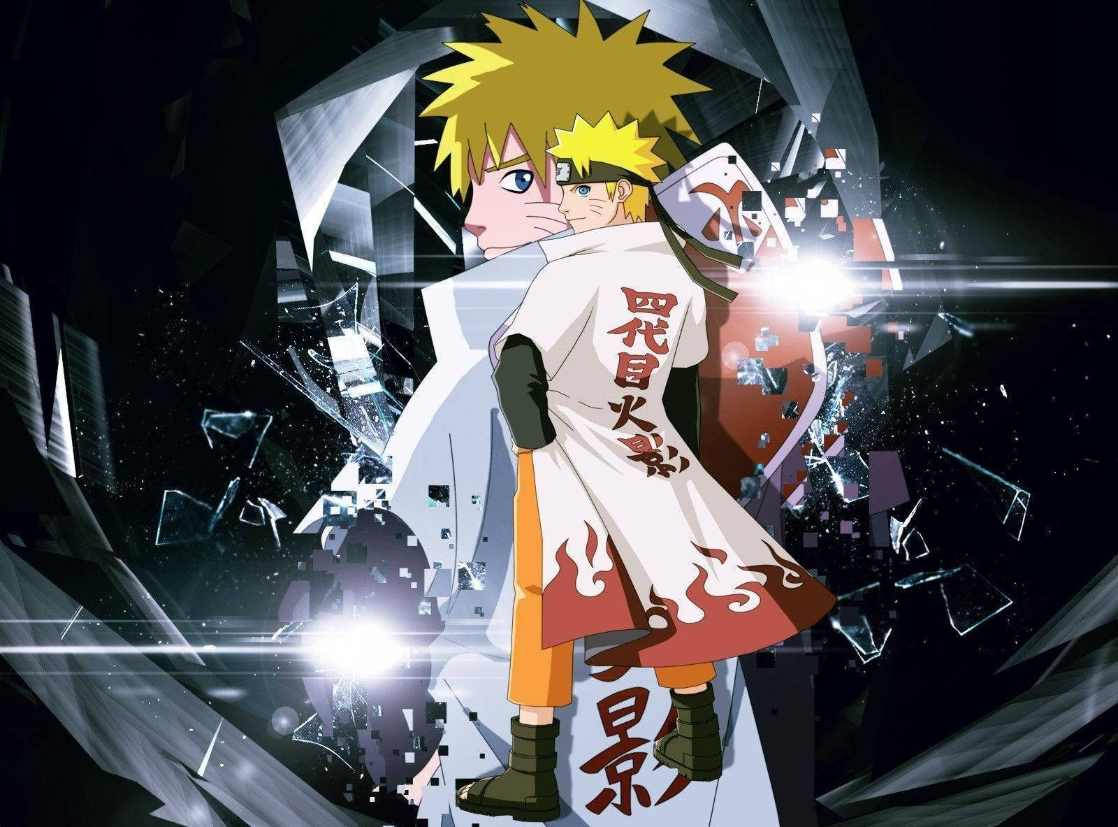 Uzumaki Naruto Hokage Abstract Art Wallpaper