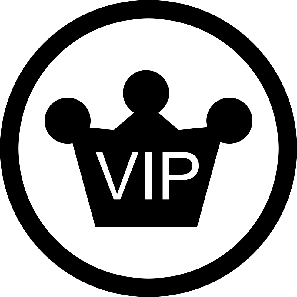 V I P Crown Icon PNG