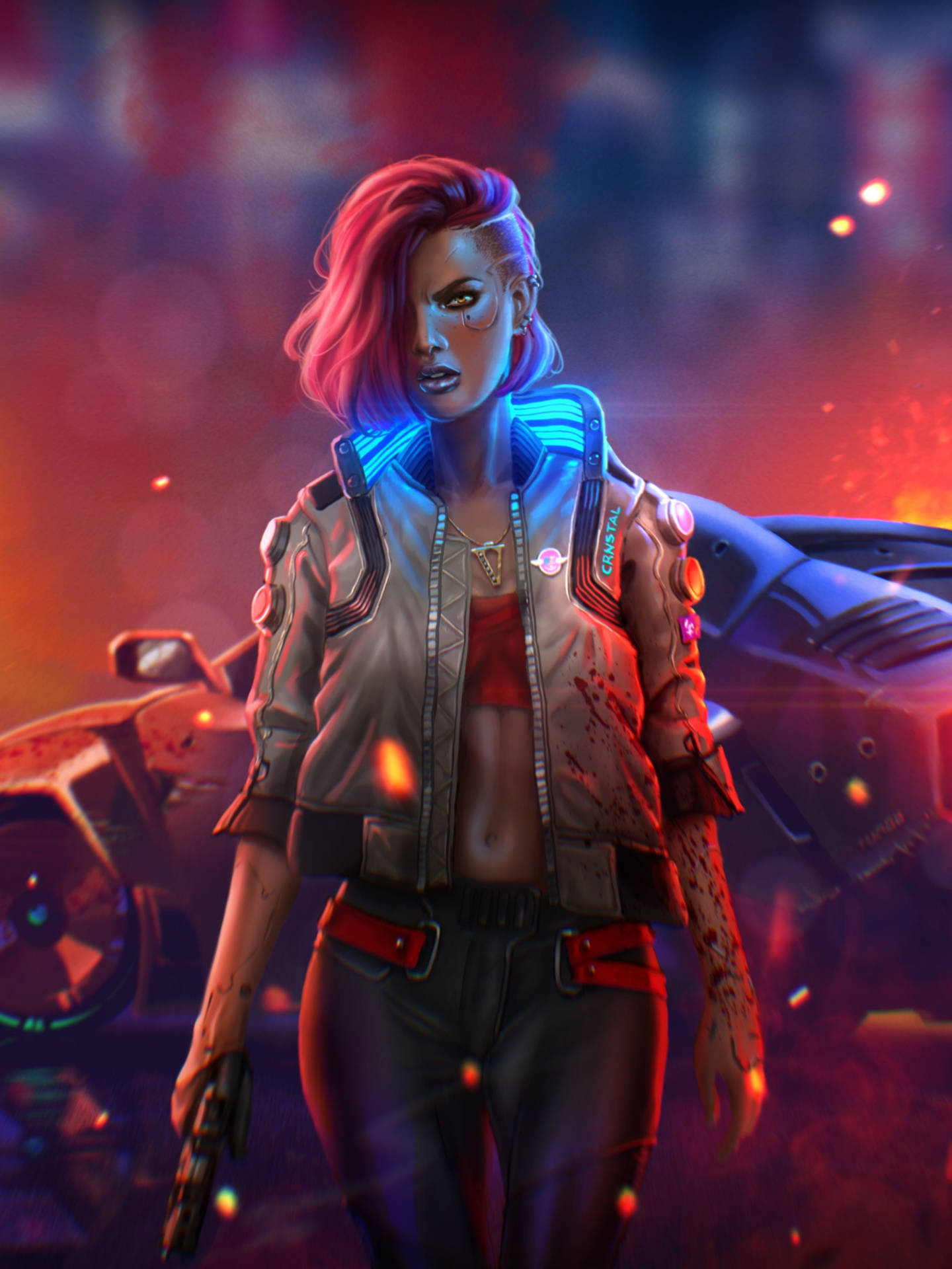 V In Cyberpunk 2077 For Android
