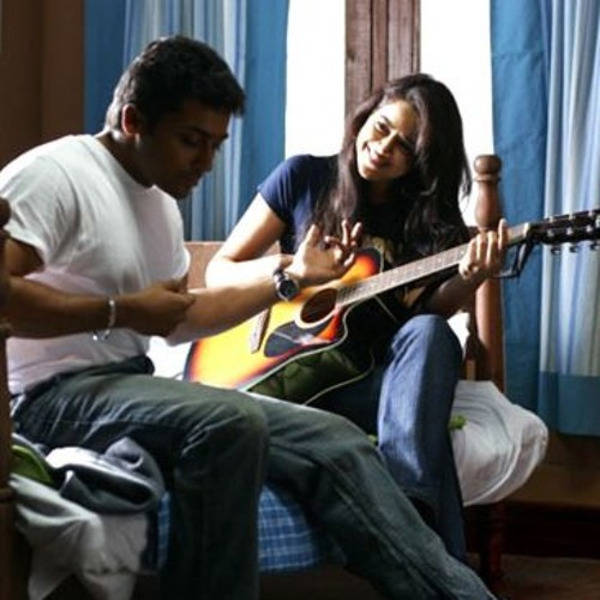 Vaaranam Aayiram Meghna Playing Guitar With Surya Wallpaper
