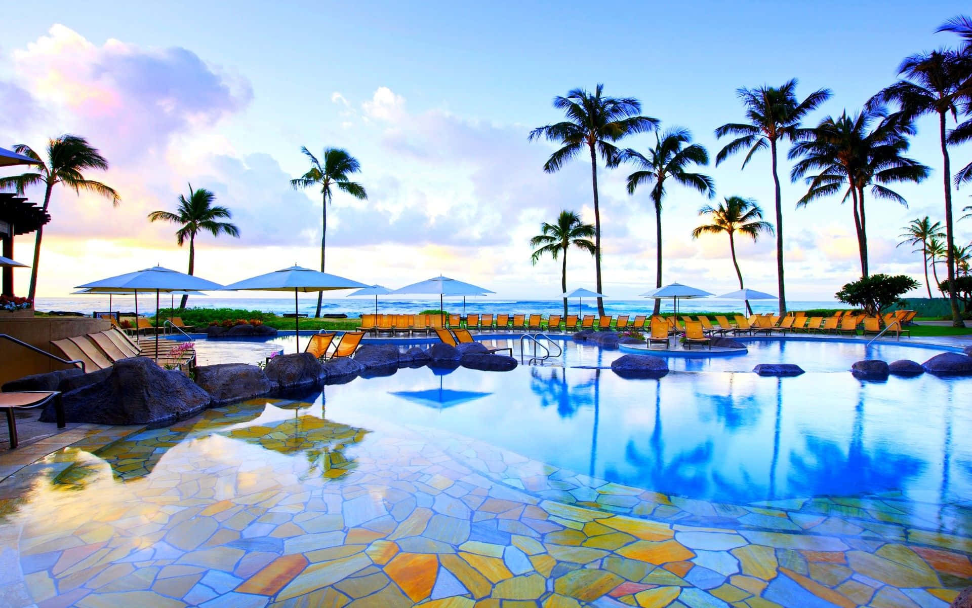 Serene Tropical Beach Resort