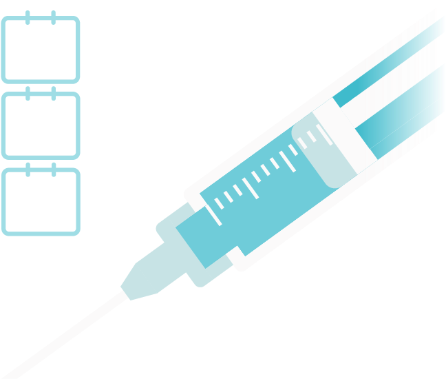 Vaccination Schedule Syringe Illustration PNG