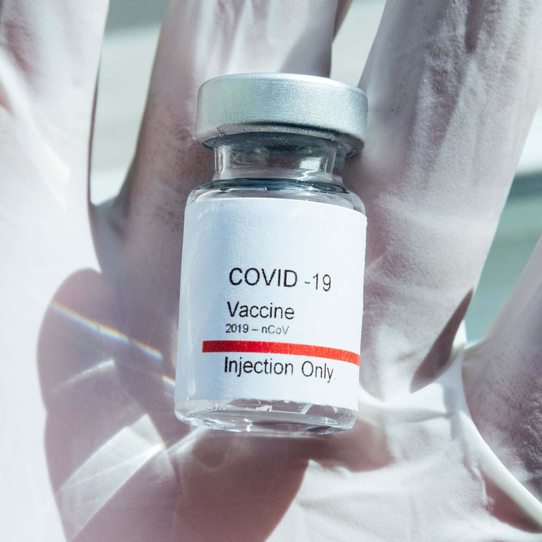 Covidvaccin Injektion Bild.