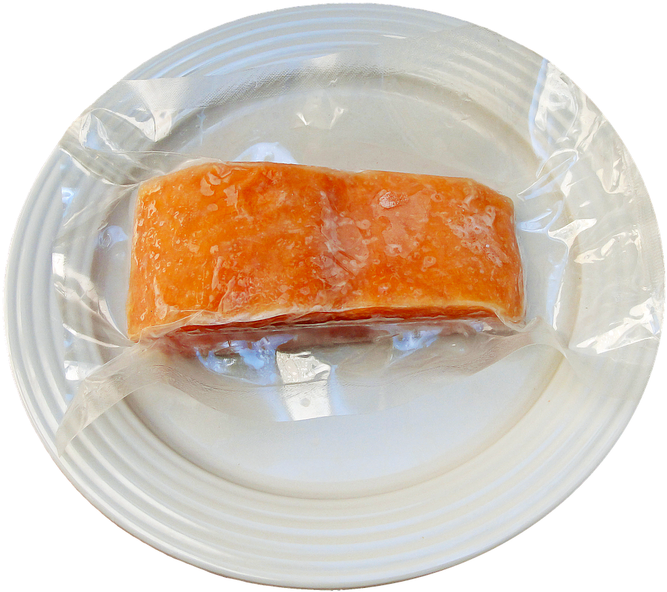 Vacuum Sealed Salmon Fillet PNG