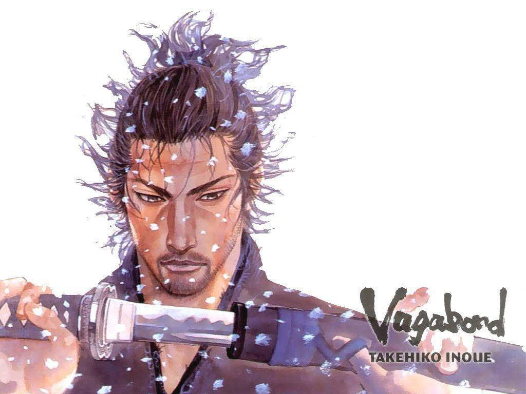 Vagabond Musashi Drawing Sword Wallpaper