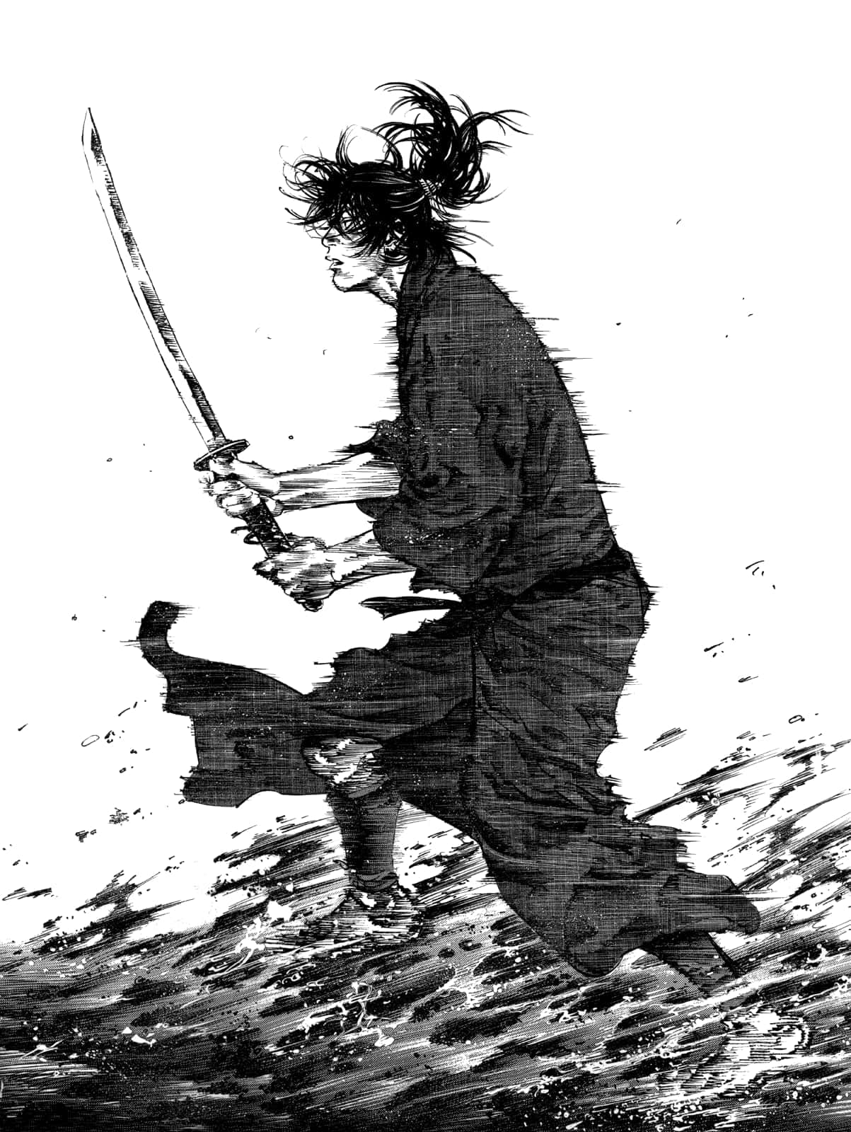 Vagabond Samuraiin Action Wallpaper