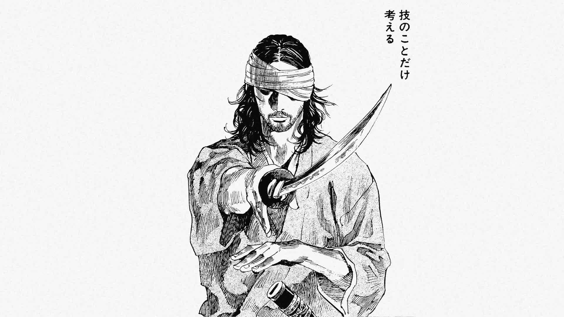 Vagabond Samuraiwith Sword Wallpaper