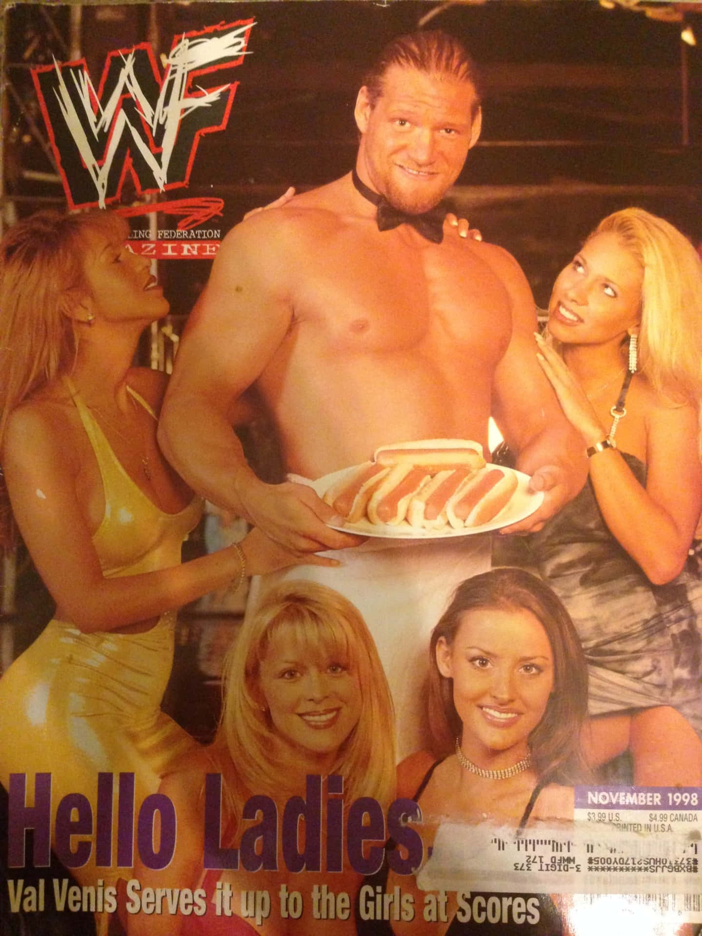 Val Venis - Iconic WWF Champion Poster Wallpaper