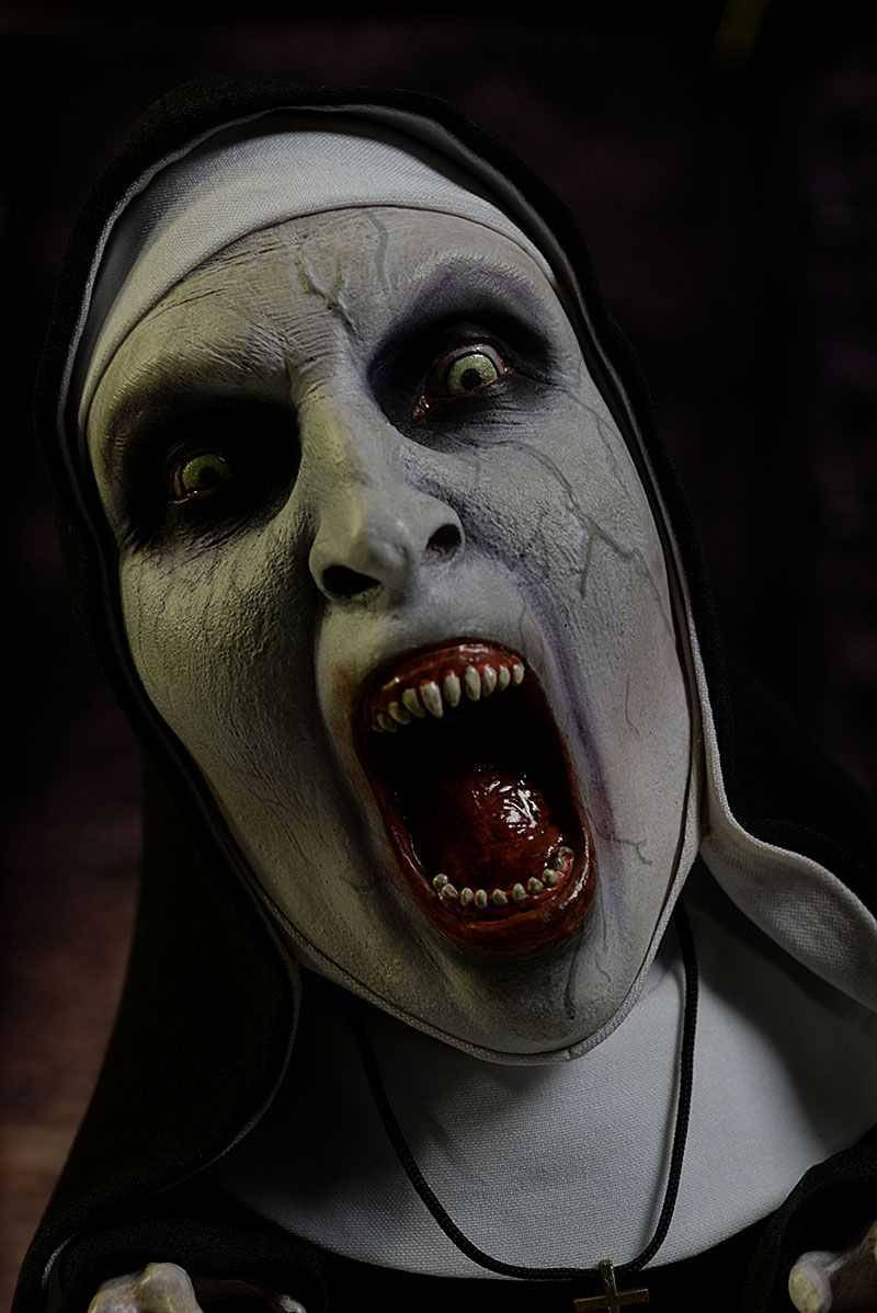 Caption: Sinister Specter - Valak the monstrous nun Wallpaper