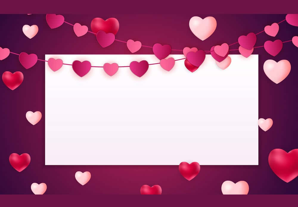 Purple Aesthetic Valentine Background Digital Art Background