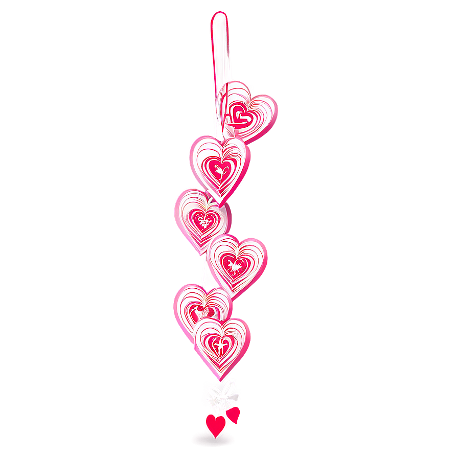 Valentine Heart Decoration Png 06202024 PNG