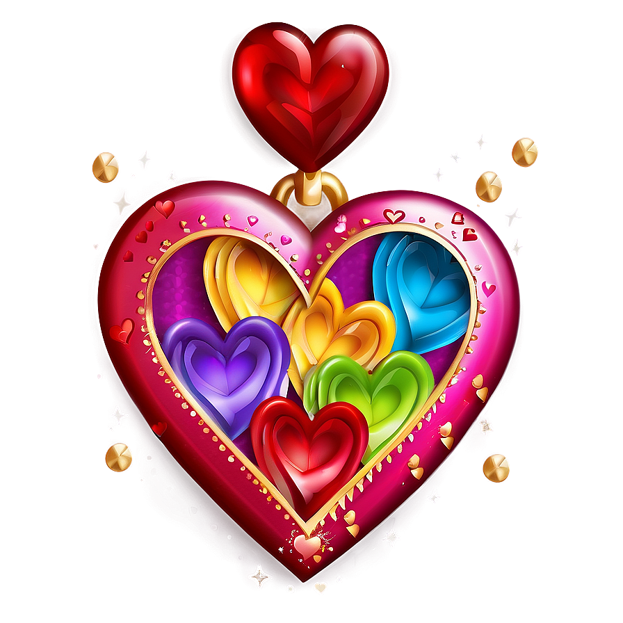 Valentine Heart Decoration Png 51 PNG