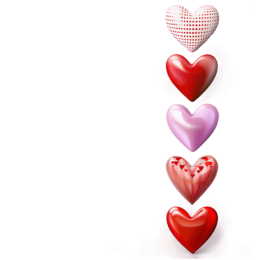 Valentine Hearts Png Oto9 PNG