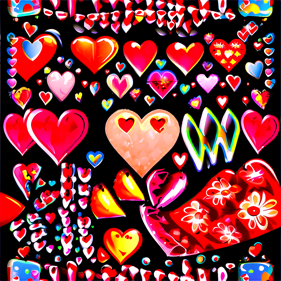 Valentine Pattern Png 93 PNG