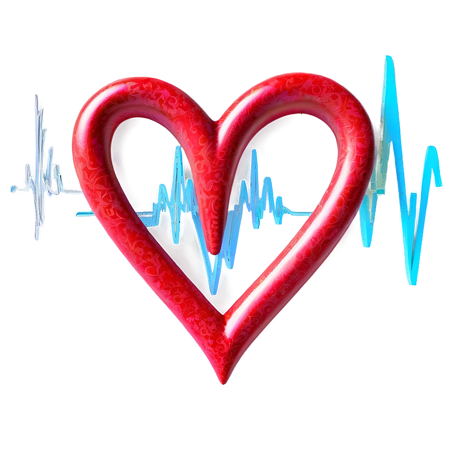 Valentine's Day Heartbeat Png Xgt6 PNG