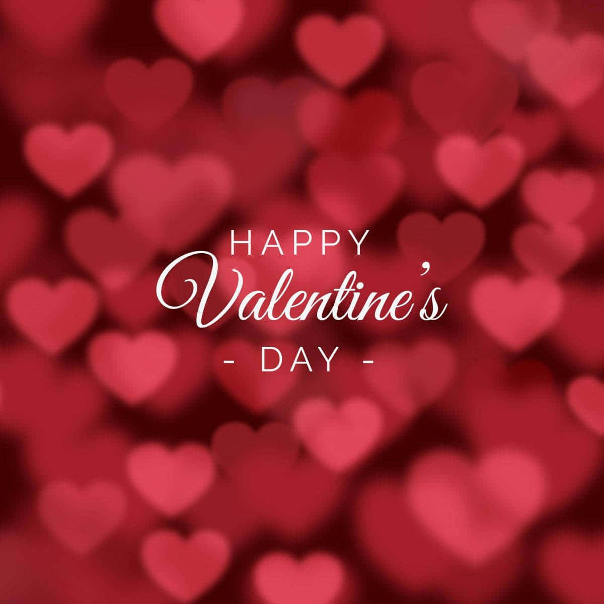 Happy Valentine's Day Hearts Bokeh Pictures 1200 x 1200 Picture