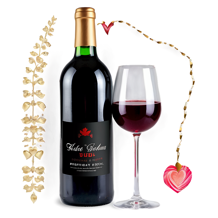 Valentine's Day Wine Png Tdd16 PNG