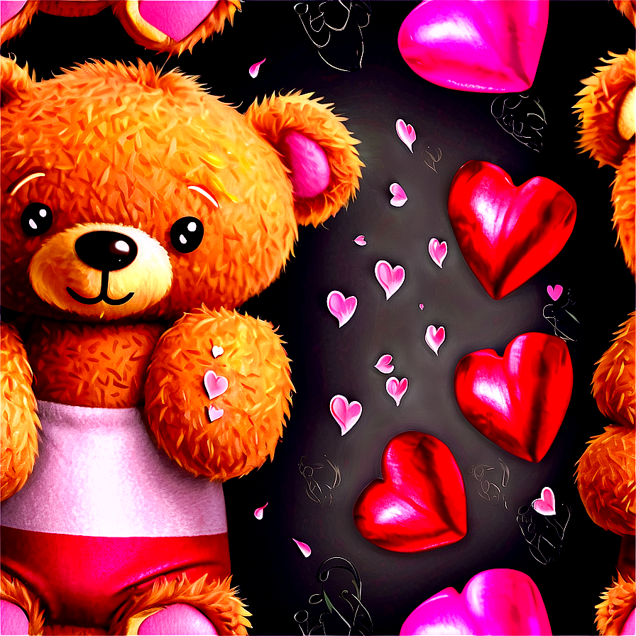 Valentine Teddy Bear Png 14 PNG