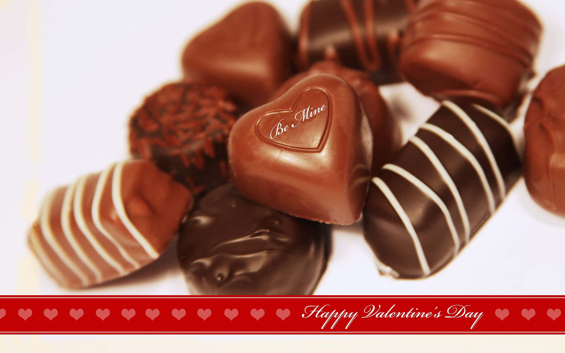 Varmin Choklad Valentinsdag Bakgrund
